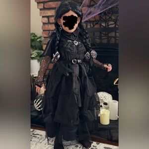 Wednesday Girl Kids Halloween Costume
